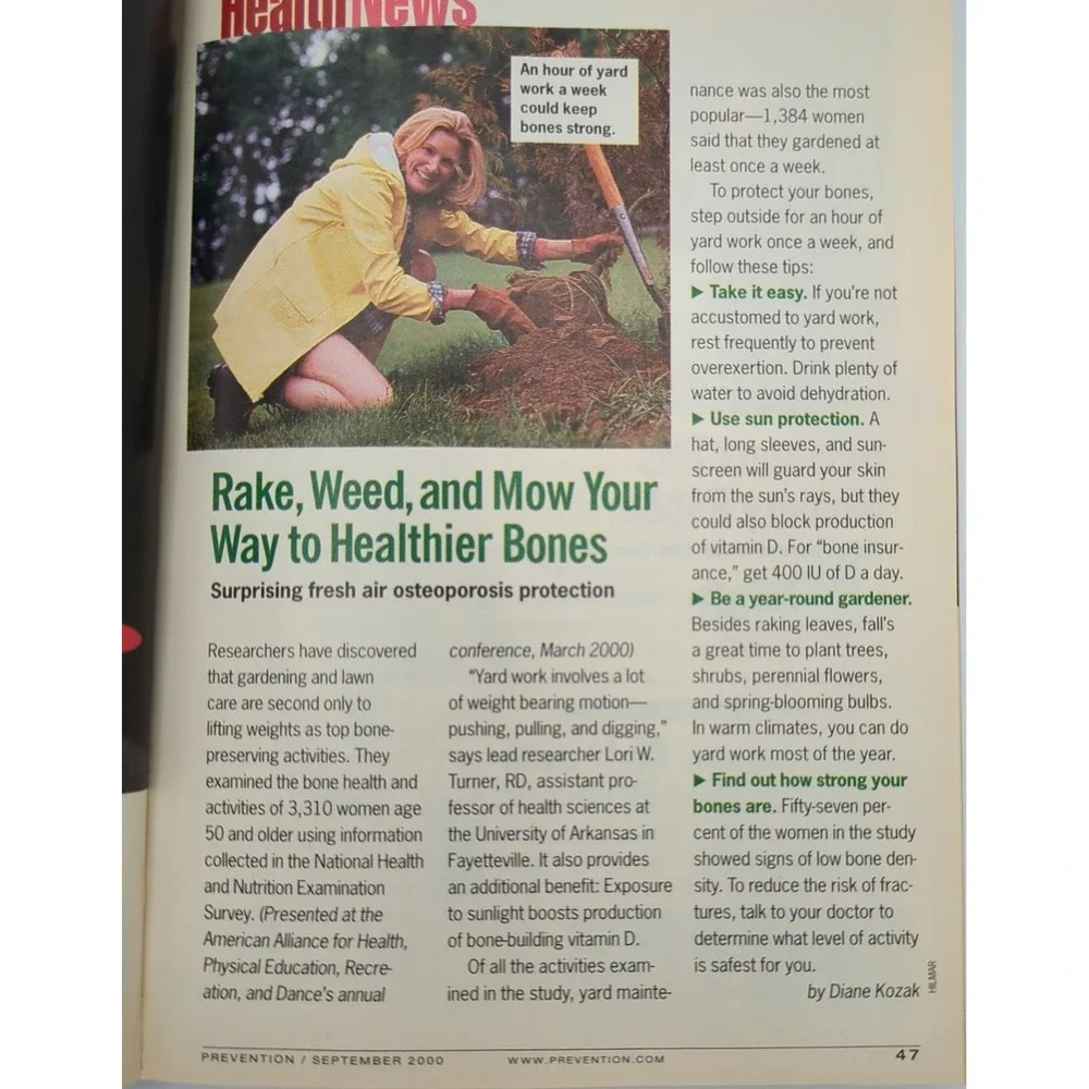 Prevention The Magazine For Better Health September 2000 50th Anniv Collector Ed